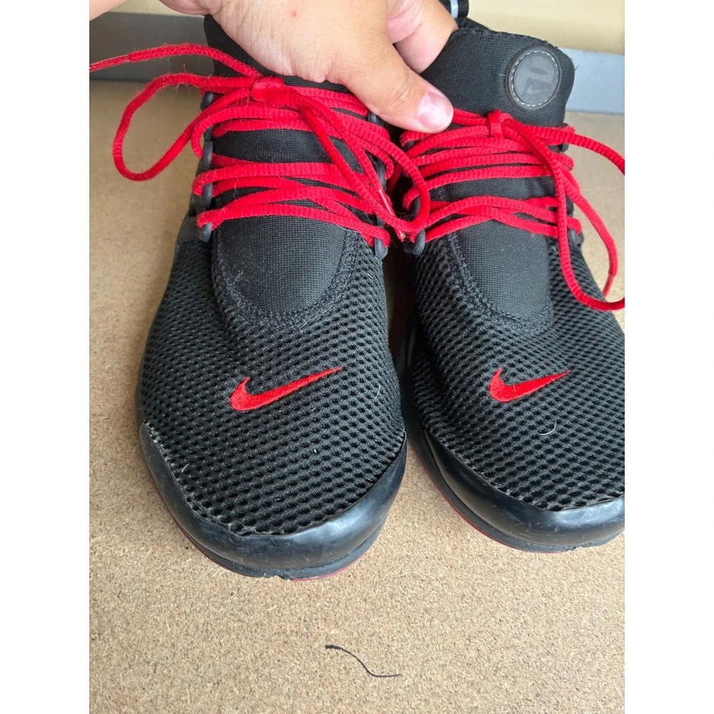 Nike Air Presto Mens Running Shoes Black Red 846438-998 Size 8